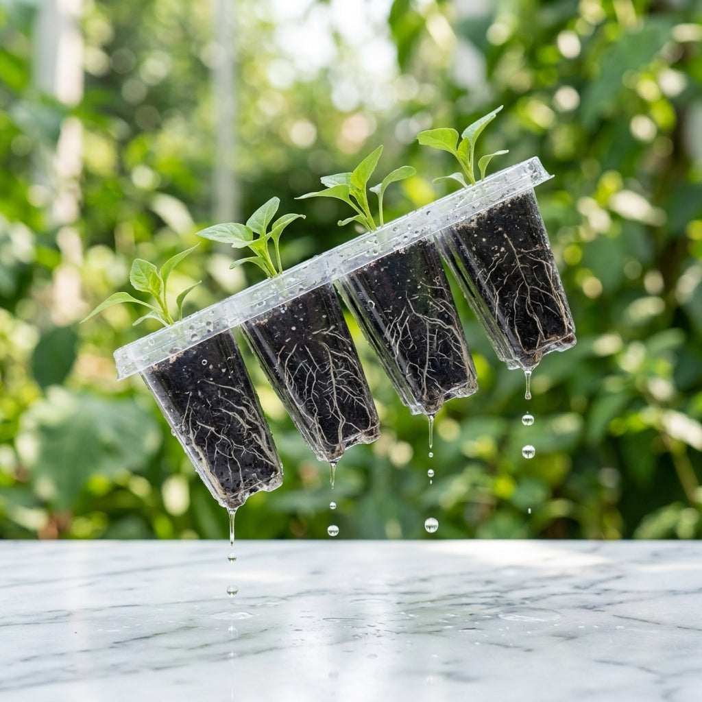 Mini Greenhouse Seed Starter Tray (12 Cells)