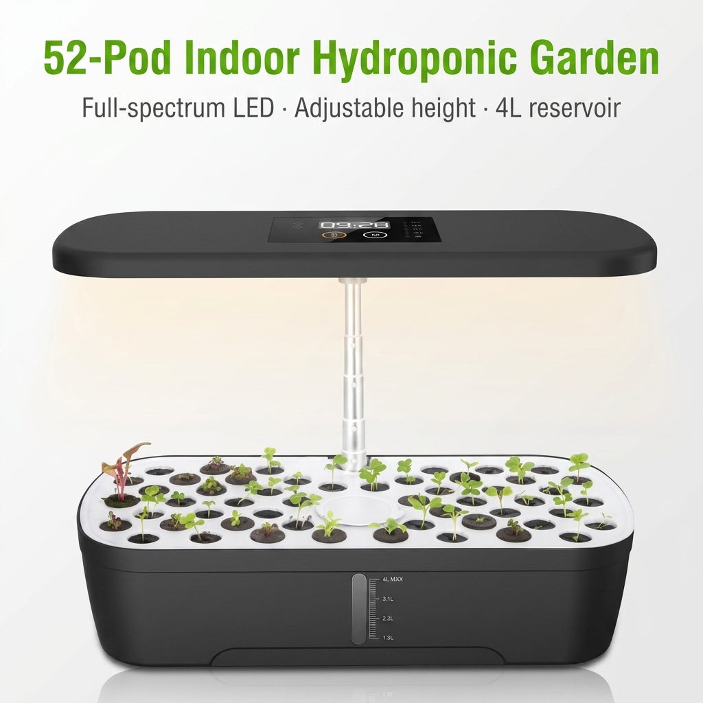 Sondo Hydroponic Herb Garden — 52-Pods with LCD