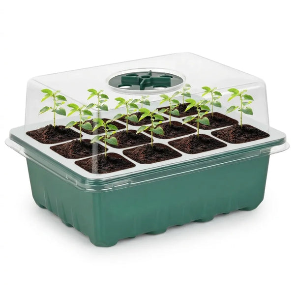 Mini Greenhouse Seed Starter Tray (12 Cells)