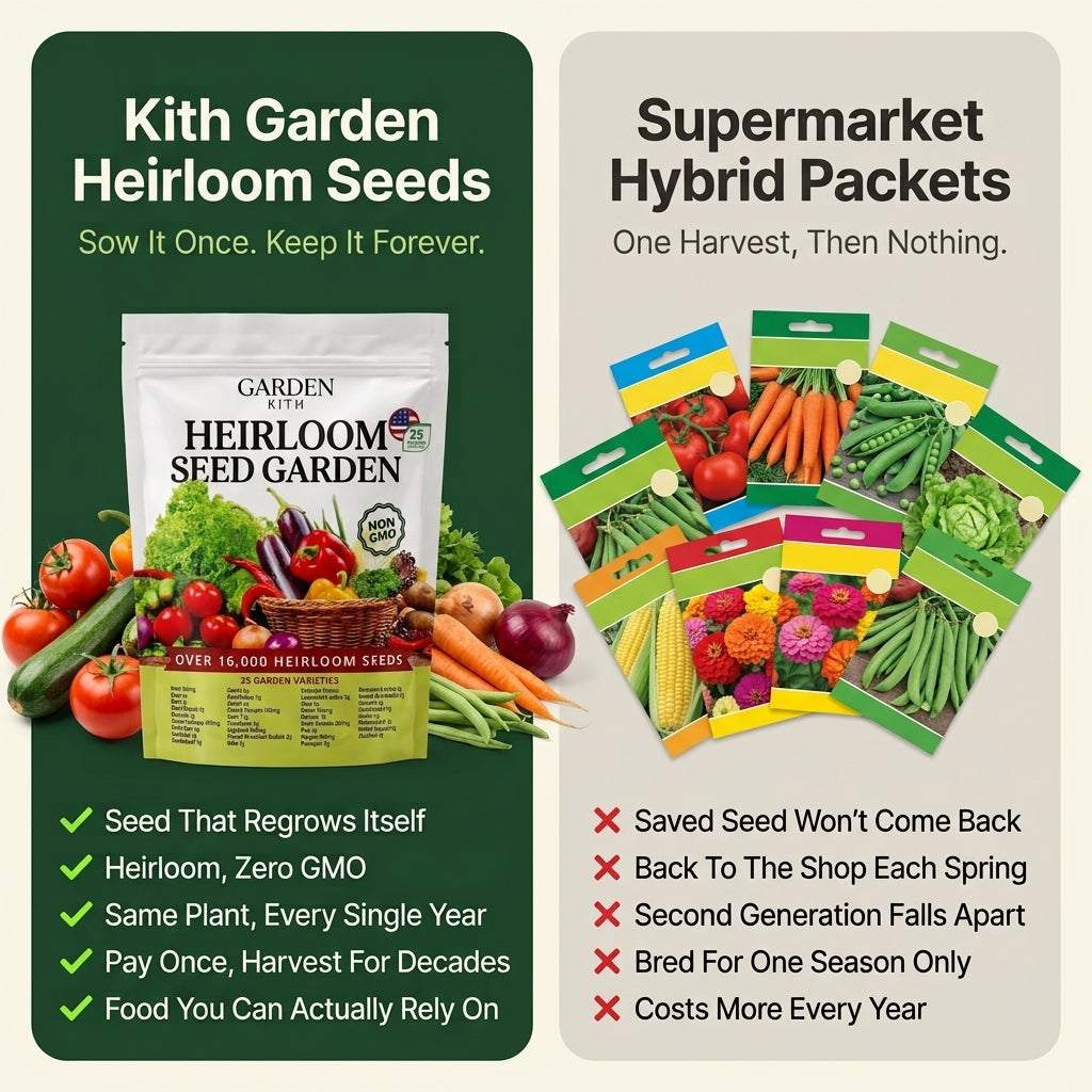 Kith Garden Heirloom Seed Vault Kit (35 Pack)